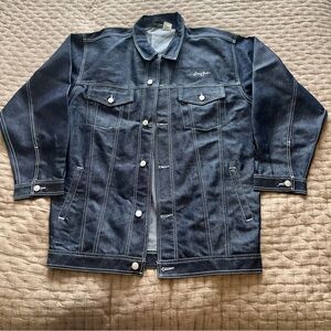 Y2K 2009 Sean John Dark Denim Jacket Size XL